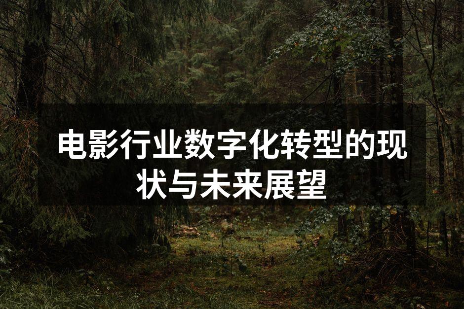 电影行业数字化转型的探索